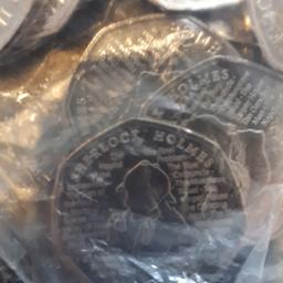 selling 20 x 50ps sherlock holmes bags 
sealed bag 

just been released recently