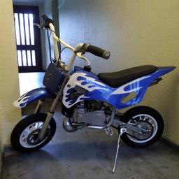 have for sale my Mini Dirt bike basically brand new has been in dry storage for a while. selling as I don't use it only used it once and never again.

fully runs and rides just needs a mix thrown in it. offers welcome but nothing to low it's new people it's price to sell.