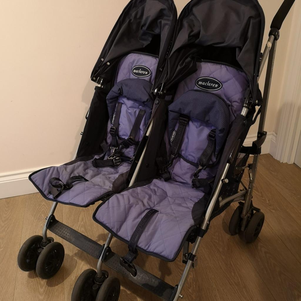 Maclaren double stroller sales used