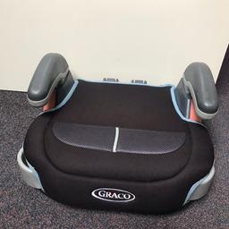 This is a very good booster seat with 2 cup holders. It is still in great condition and if you are wondering there is no back part to the booster seat. This item is collection only.