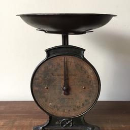 Great vintage rustic kitchen scales

Could clean up nicely or people like the old rustic look