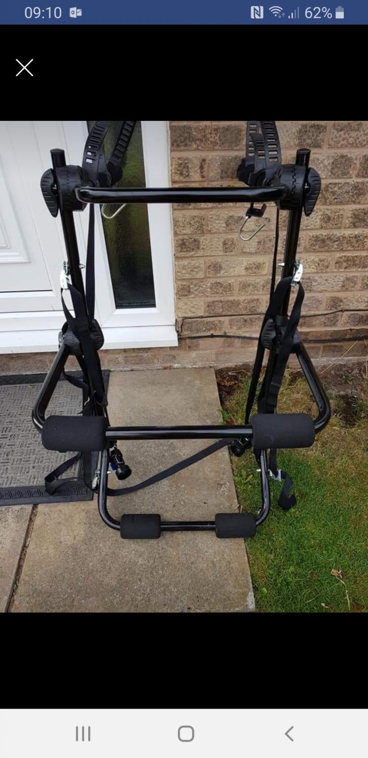 halford rear bike rack