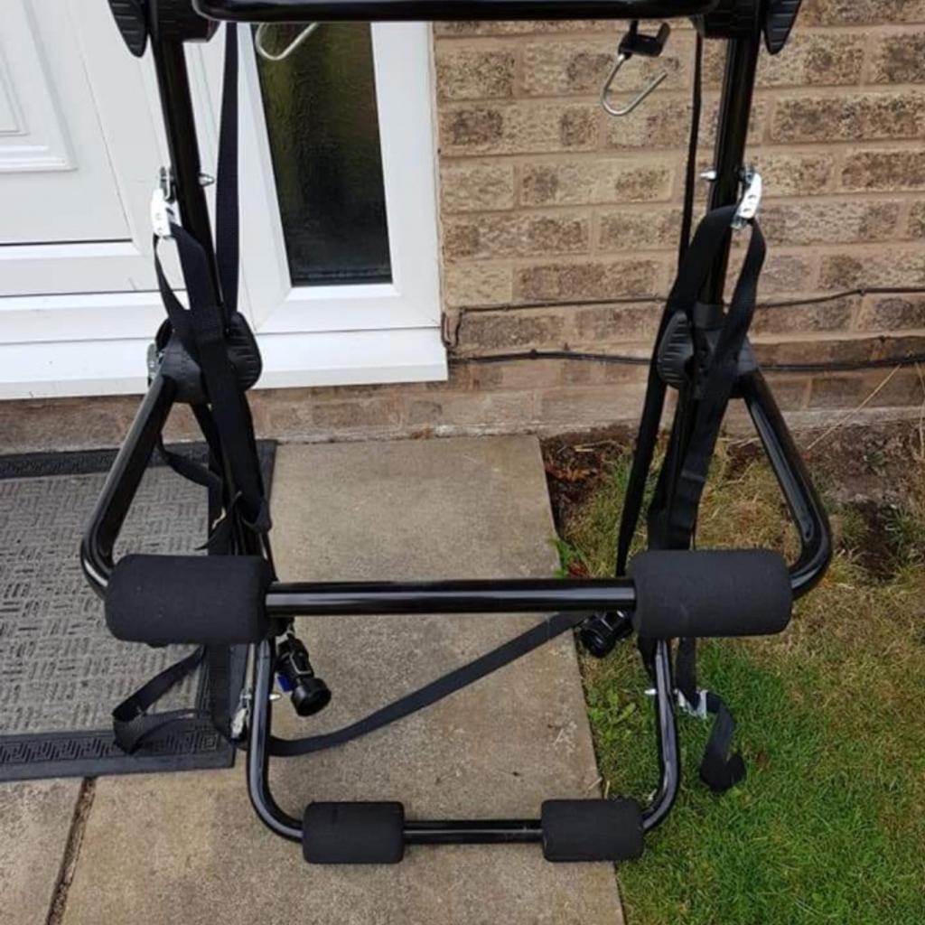 halfords 2 bike rear mounted bike rack