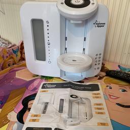 Tommee Tippee perfect prep machine with instructions - will need another wipe as been in storage