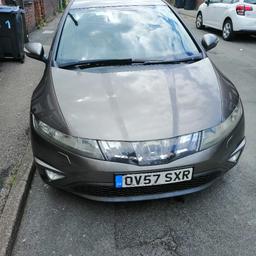Honda Civic 2.2cdti in bronze, comes with satnav, aircon, cruise control, electric windows etc. Done 149k mileage, mot til October, 5 door, also comes with so much service history like receipts for what things have been done to car, drives well, £1,350 ono. Located in Alfreton.