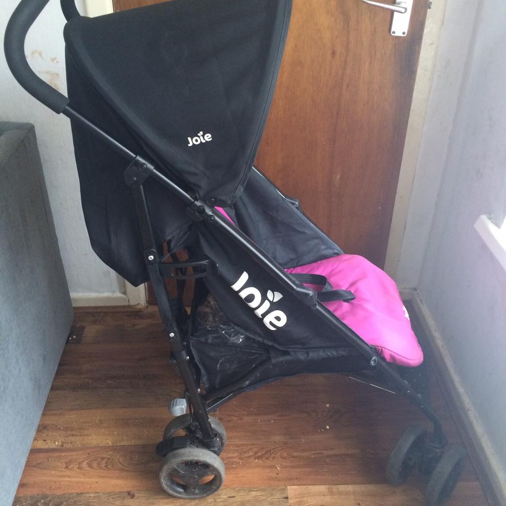 Joie pink and black nitro stroller in Blurton for 15.00 for sale
