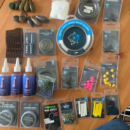 Carp fishing terminal tackle including Nash and Korda, all brand new
Includes weights, imitation corn, nut drill, leaders, anti tangle kit, PVA mesg, booster juice hooks and much more.
Price is for the whole bundle.

Message me for further details.
Happy to post at buyers expense.