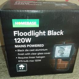 Halogen Flood Light 120 Watts Halogen Bulb not included
Brand New
To clear