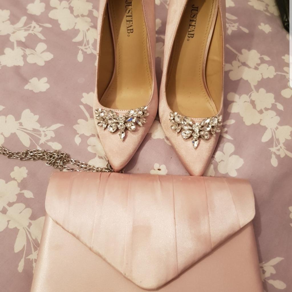 blush pink heels size 6 and clutch bag in WS3 Walsall for £15.00 for