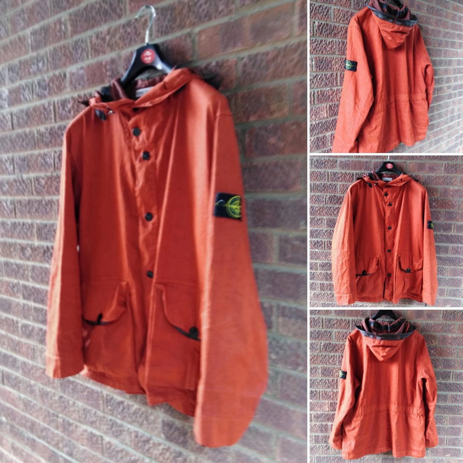 Vintage Stone Island Lino Flax Hooded Jacket in LS25 Selby für 295