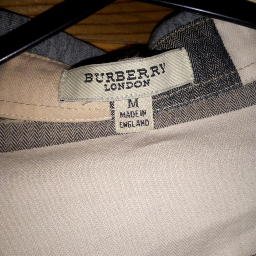 Burberry shirt , size M , cotton 100%, very good condition.LOcation Oldham . Collection only