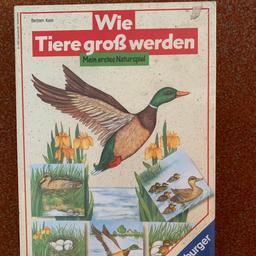 Verkaufe hier das noch original verpackte Such- und Merkspiel „Wie Tiere groß werden“ für Kinder von 5-8 Jahren von Ravensburger.