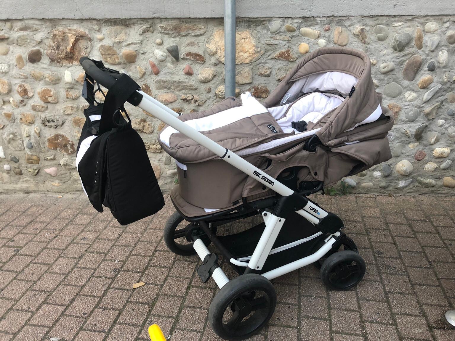Softgarage Buggy Abdeckung Beige - Regenverdeck Für ABC-Design Turbo 6S Kinderwagen
