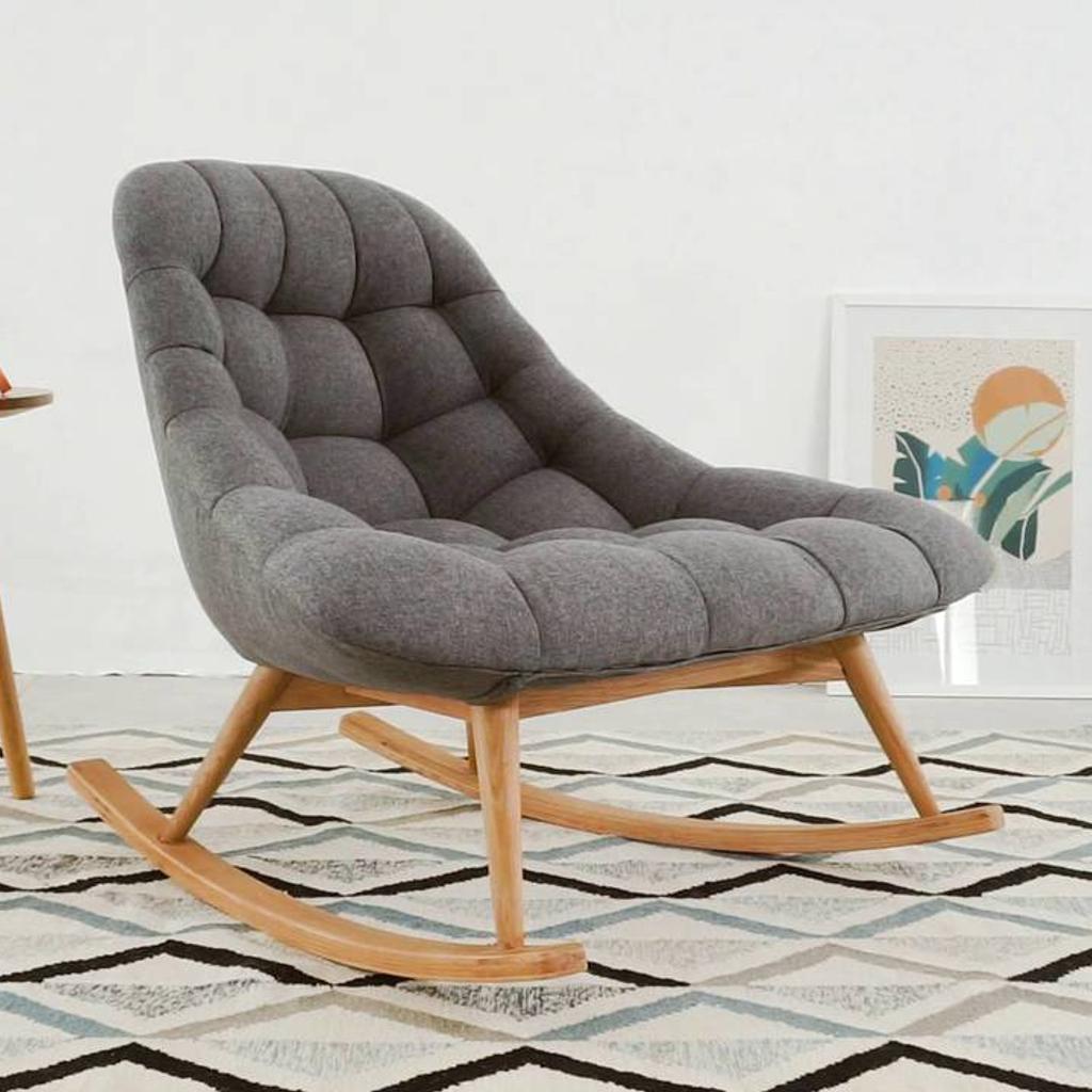 MADE COM Kolton Rocking Chair Marl Grey in N22 London f r 350 00