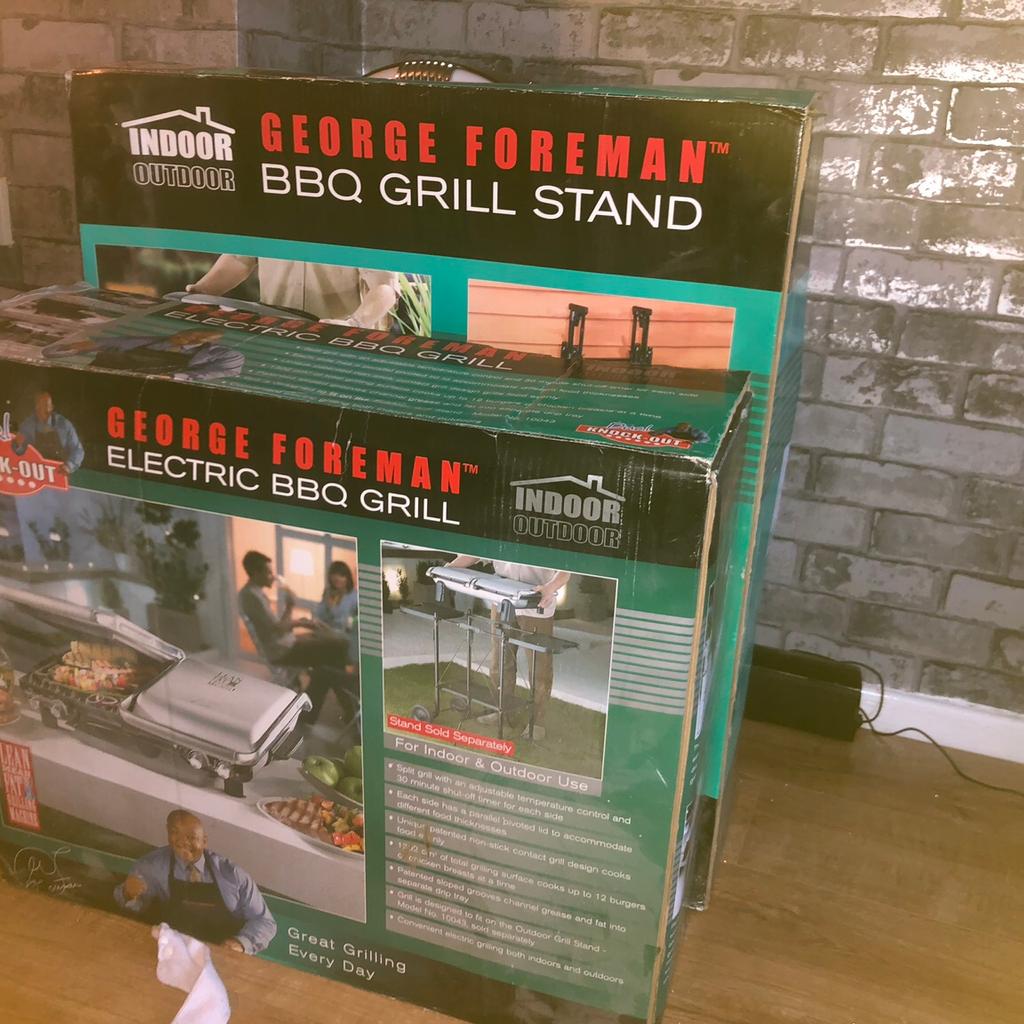 foreman electric BBQ GRILL with stand in WF10 Wakefield für 120