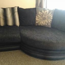 Big sofa black and grey very good condition all the covers are washable in the washing machine .Collection only