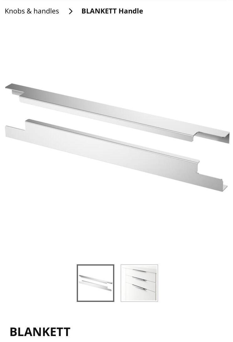 16 Ikea Cupboard Door/Drawer Handles Blankett in DE1 Derby for £45.00