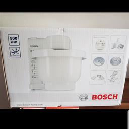 Küchenmaschine von Bosch zu verkaufen. Neuwertig nur 1 mal benutzt zum ausprobieren. Bis Juni 2020 noch Garantie.
Gerät inkl. Kassenbon und Originalverpackung.
zzg. Versandkosten