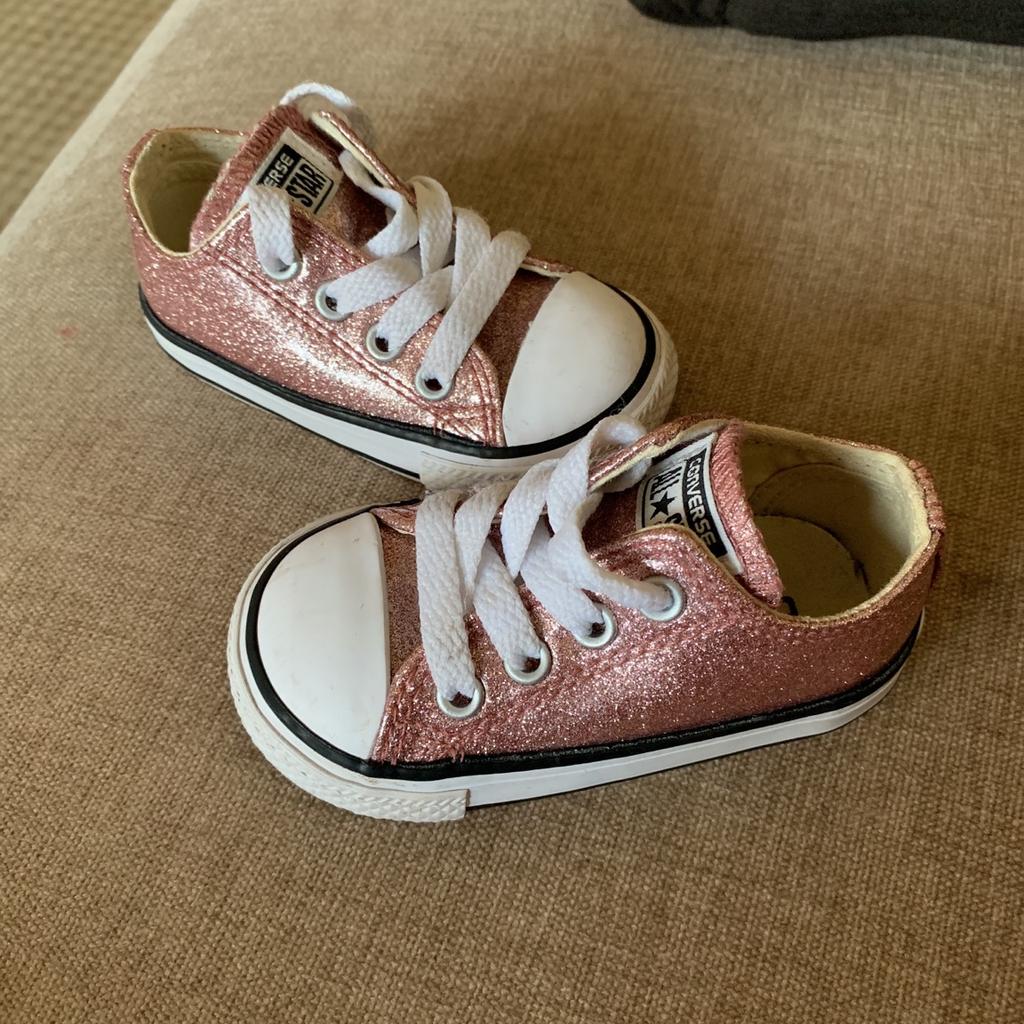 Rose gold hotsell converse infant