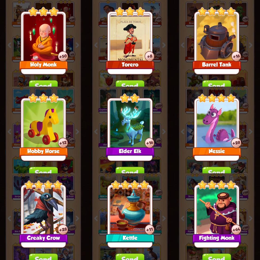 Coin master cards in WV14 Wolverhampton for £2.00 for sale Shpock