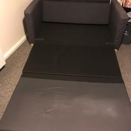 Grey sofa bed. Good condition only used a few times but slightly faded on the seat area