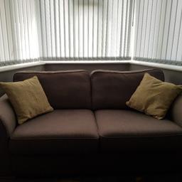 2 large 2 seater sofas for sale imaculate condition no marks or stains always had covers on them. dfs collection nuneaton £400 available in 2 weeks time 
vieeing welcome pics really dont do justice