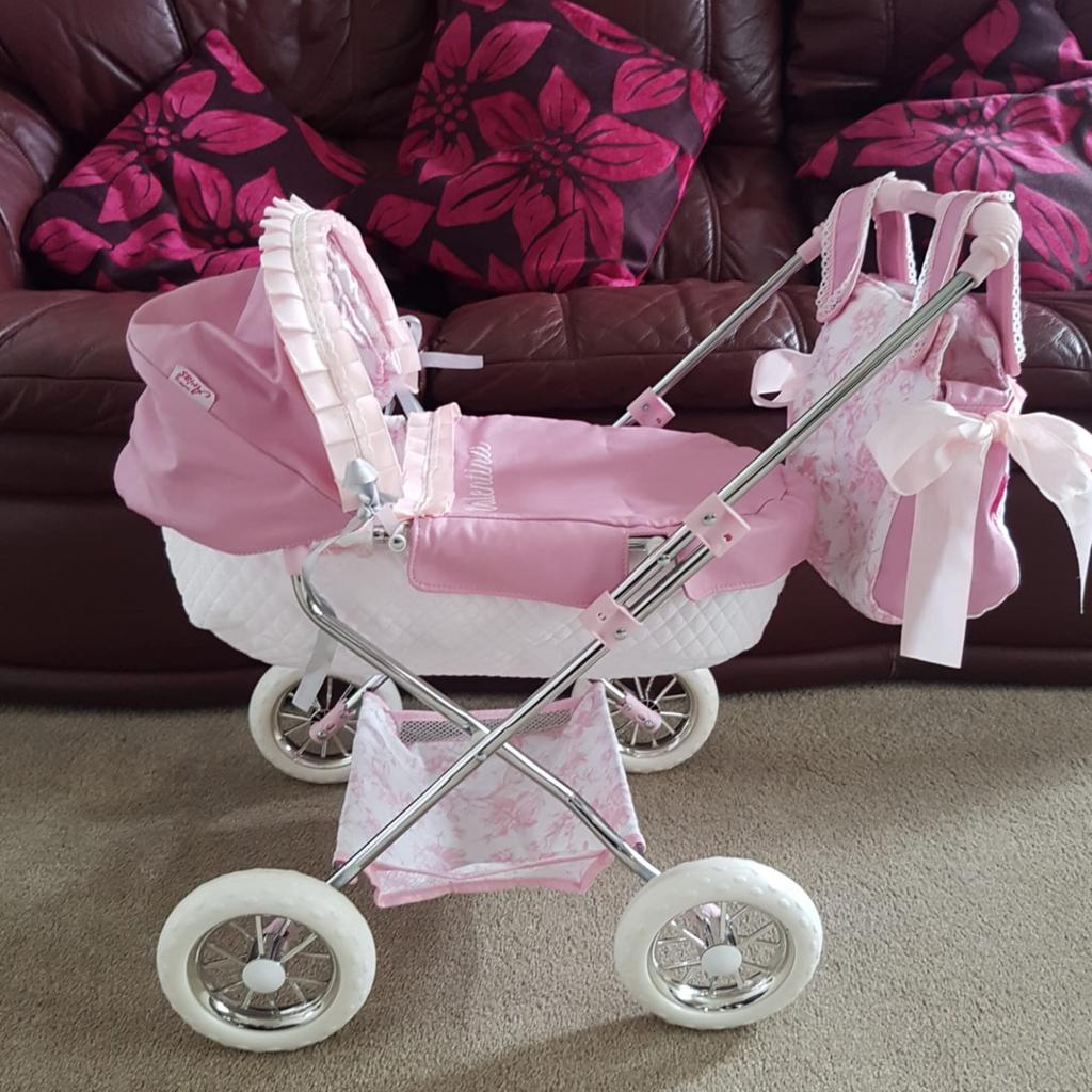 Beautiful Spanish Dolls Pram Aria Valentina in TS28 Wingate f r 40