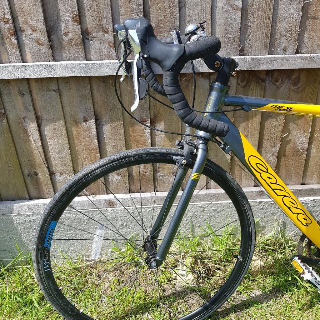 Carrera TDF SE Road Pro racer with gel seat in DY5 Dudley for