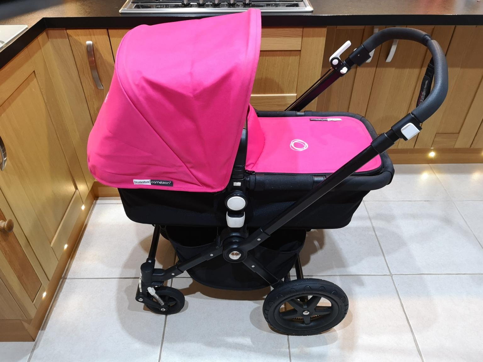 Bugaboo cameleon hot pink best sale