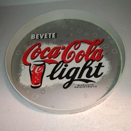 vassoio pubblicitario bevete coca cola light