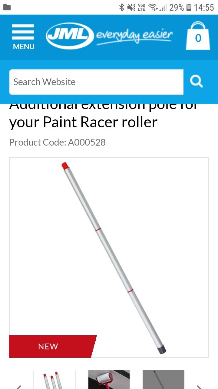 JML Paint racer extension painting pole in Wigan für 3,00 £ zum Verkauf