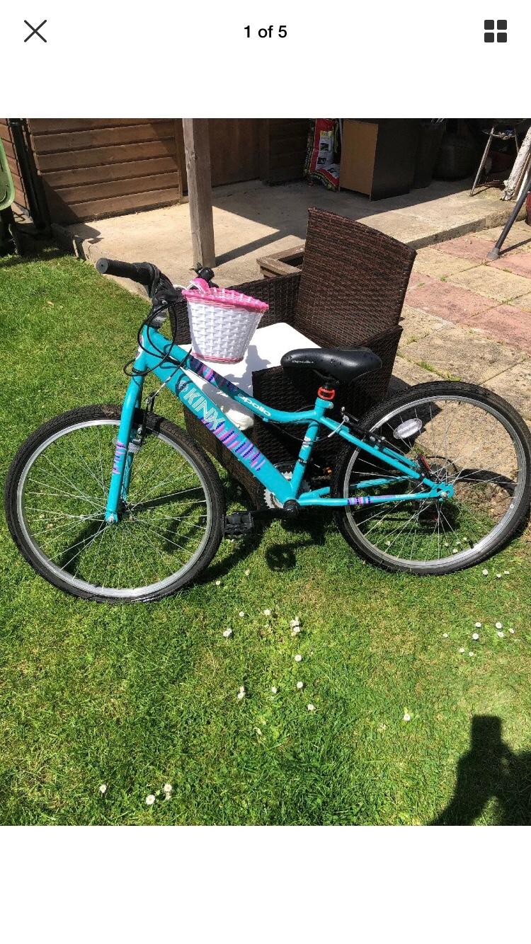 Girl s blue Apollo Kinx mountain bike 20 . in Hertsmere for 60.00
