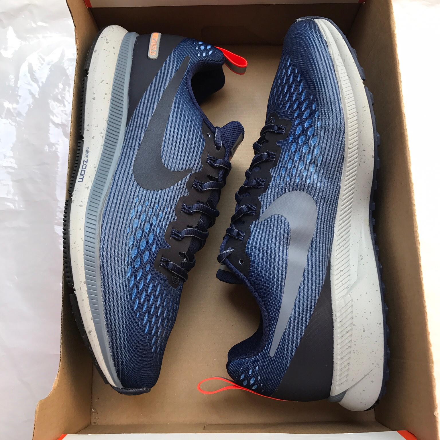 Nike air zoom pegasus 34 shield clearance binary blue