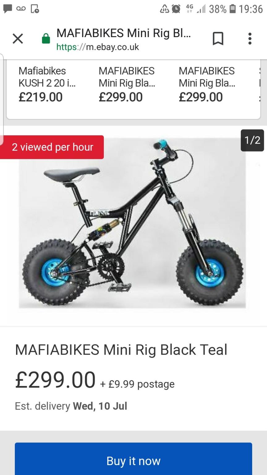 Mafiabikes best sale mini rig