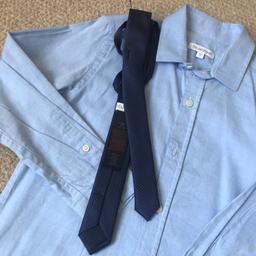 Lovely suit for boy ideal for prom or wedding in immaculate condition as only worn once;comes with baby blue shirt,tie waistcoat and trousers bought from Debenhams blue zoo age 11.This suit is also available in age 8 as I bought 2