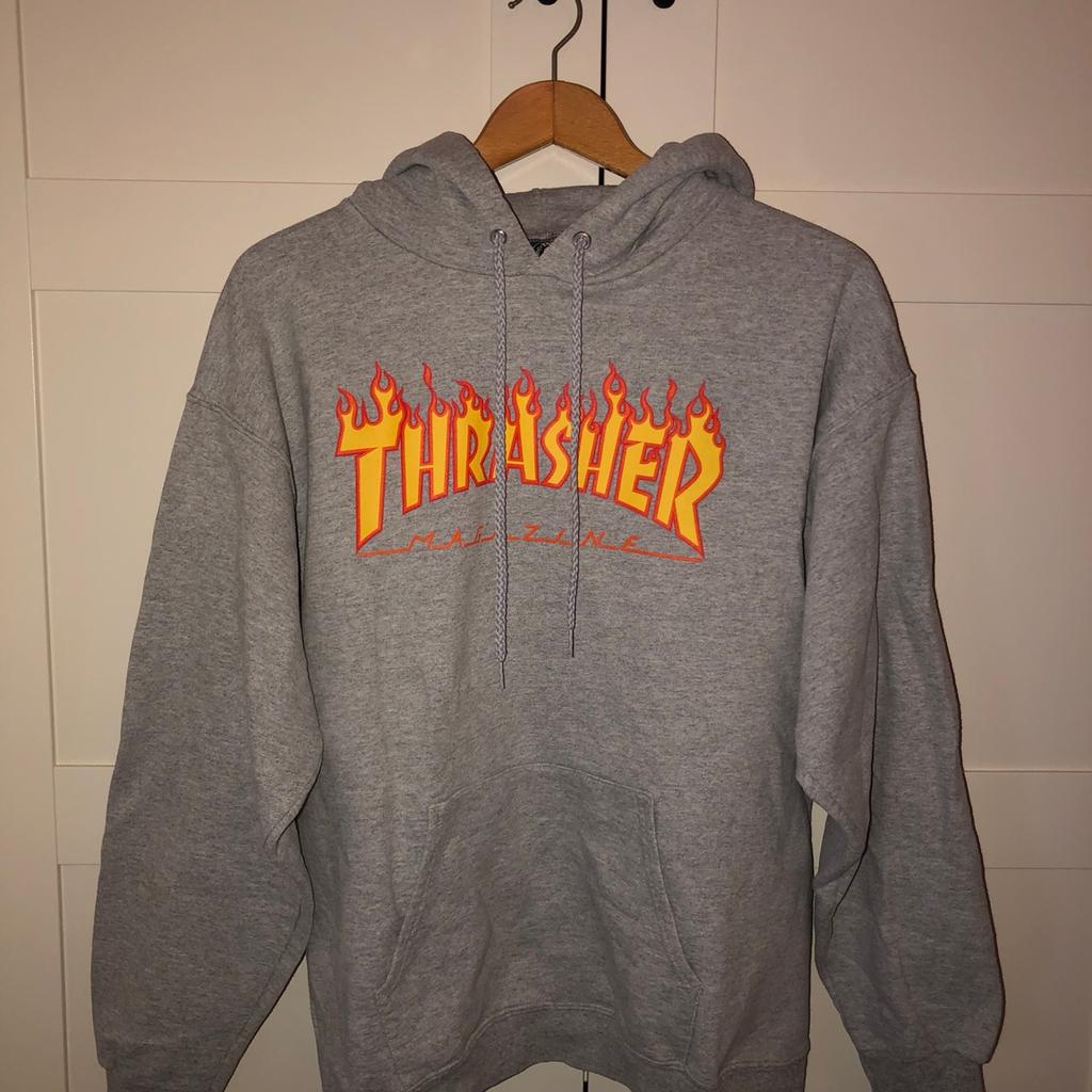 Grauer thrasher outlet hoodie