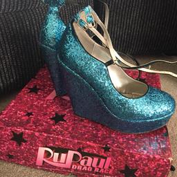 Iron fist size 4 rupaul editions, have been worn but only a hand full of times and are real show stoppers