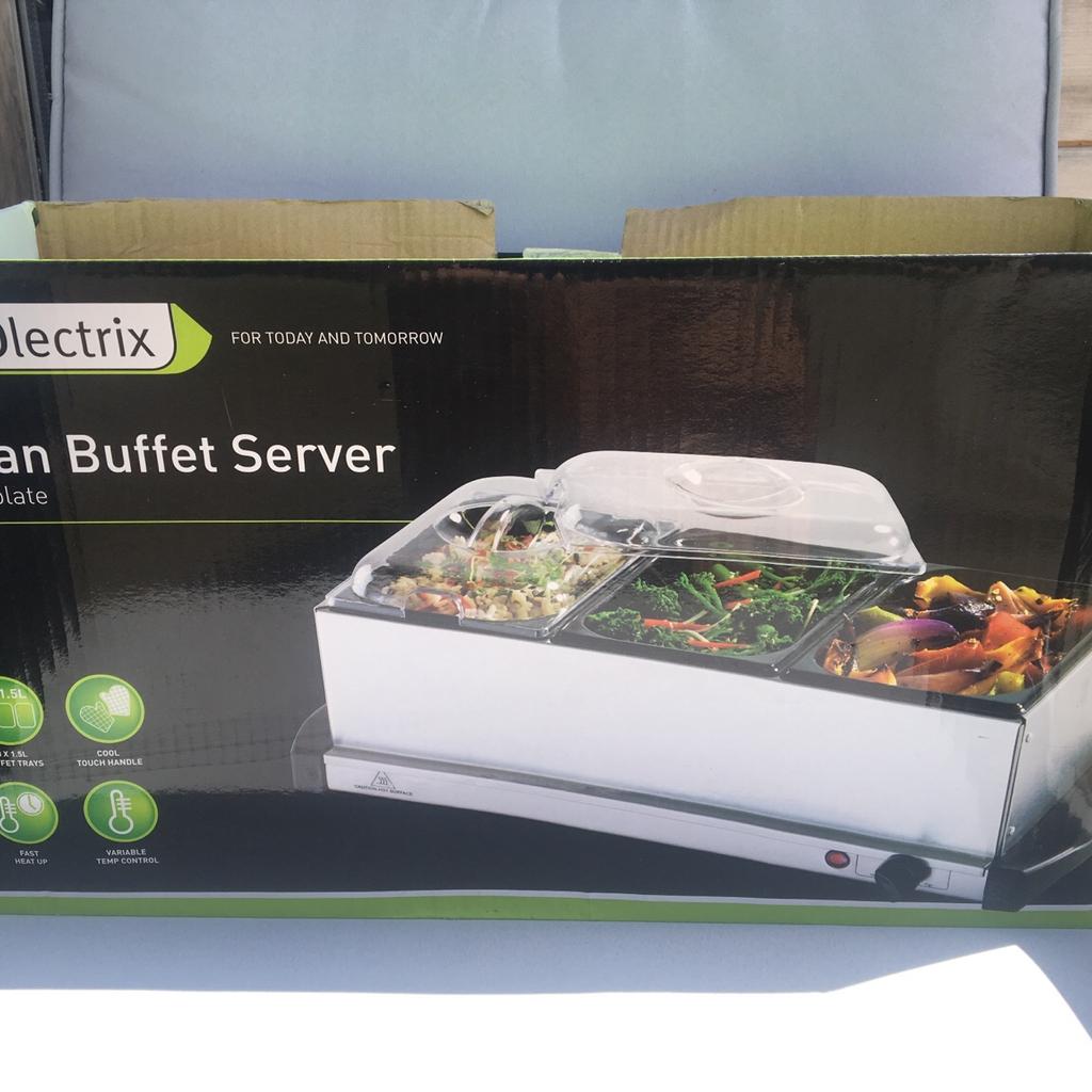 3 Pan Buffet Server and hotplate in LU5 Dunstable for £4.00 for sale Shpock