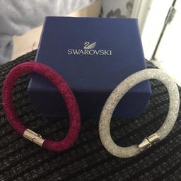 Two bracelets never worn beautiful genuine Swarovski much more beautiful in real life cost me 50 each when they first come out £10.00 each grab a bargain