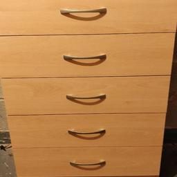 5 Drawers.  Came pre assembled. not flat pack.
