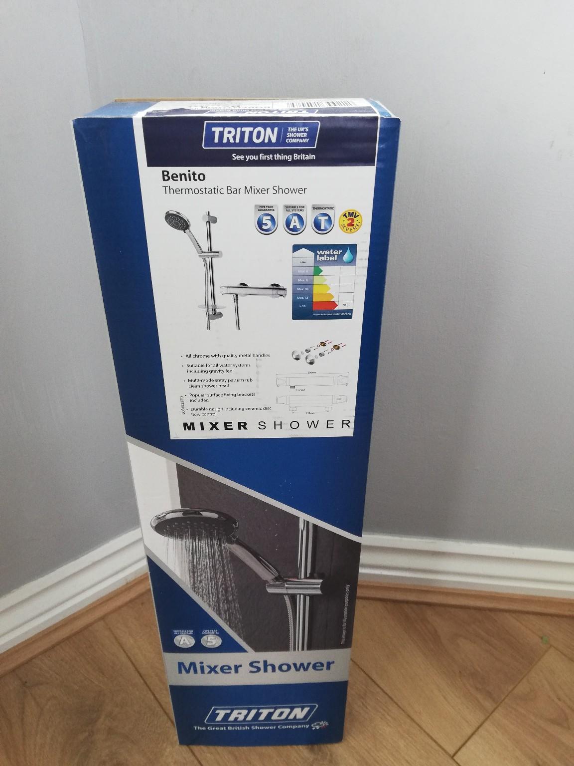 Triton Benito thermostatic bar mixer shower in DE14 Staffordshire for £