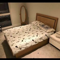 Isabella Wooden Ottoman Bed Frame plus luxury mattress, less than a year old in almost new condition, comes from pet and smoke free home, Collection Kidbrooke Village, se3 9ff.