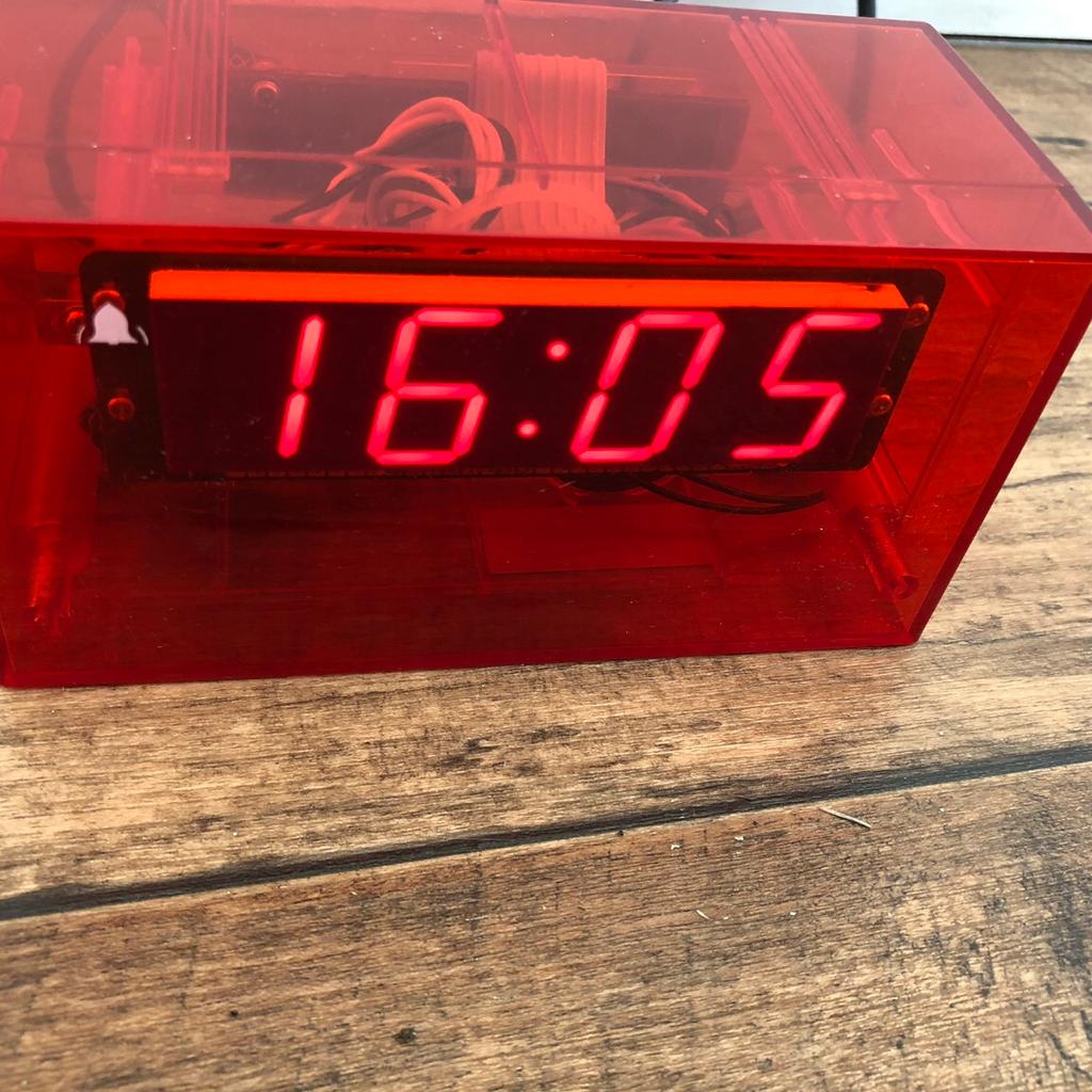 Habitat see through alarm clock in CT14 Dover for £4.00 for sale Shpock