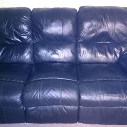 Free black leather sofa, from smoke and pet free home. Still plenty of use left
