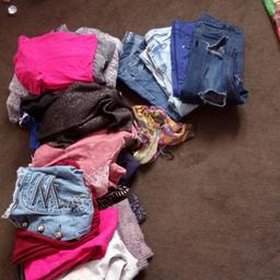 size 10
jeans skirt t-shirt jumper etc