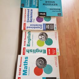 All clean and fab condition revision guides - no writing. Unused as did Higher level instead
Maths Foundation GCSE - £3
English Foundation GCSE - £2
Combined Science Trilogy Foundation - £4
BTEC First Business Guide and Workbook - £3
or £8 the lot