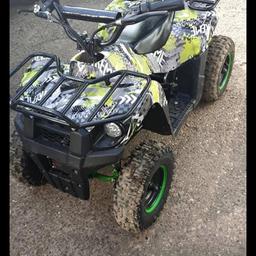 Here’s my daughters 36v 1000w electric quad only used a hand full of times, it’s like new, now wanting a 50cc petrol quad. So either sell or swap for a nice 50cc quad