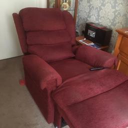 Used but in good condition from a smoke free home red electric recliner arm chair

Selling in behalf of a friend but please contact me with any questions you mite have

Collection only WV14 coseley area