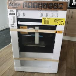 Am selling this Brand New still in the box A-rated electric twin cooker by Bush. It has a superb hotplate cooktops, dual-function 58 litre oven and grill ,It's H90, W60, D60cm in size . Open to Offers & Pick up only .