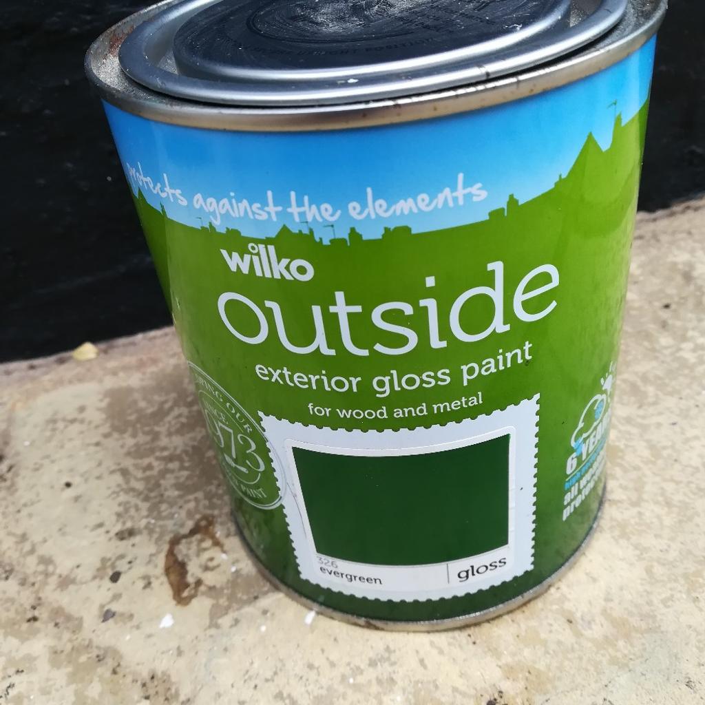 Green Exterior Gloss Paint in NN16 Kettering für £ 2,00 zum Verkauf
